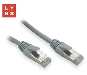 Lynx FTP patch kabel Cat5e 15 m šedý / Patch kabel / FTP / Cat5e / RJ45