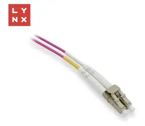 Lynx LC-LC / Optický patch kabel / 50/125 µm MM / OM4 / Duplex / 5 m