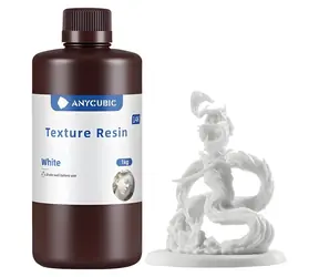 Anycubic Texture Resin bílá / Pryskyřice pro 3D tisk / 1 kg / 405 nm / LCD/DLP