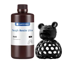 Anycubic Tough Resin Ultra černá / Pryskyřice pro 3D tisk / 1 kg / LCD/DLP / 365-405 nm