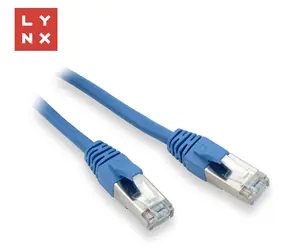 Lynx FTP patch kabel Cat5e 7m modrá / Patch kabel / Cat5e / PVC / CCA / RJ-45