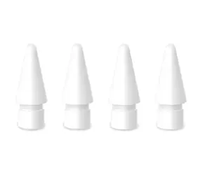 4smarts Náhradní hroty pro Apple Pencil / Náhradní hroty / 4 ks / dotykové / bílá