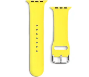 Hurtel Silicone Strap APS žlutá (187753880) / Řemínek / Pro Apple Watch 38/40/41 mm / Silikonový