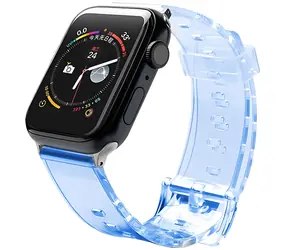 Hurtel Strap Light modrá / Řemínek / Apple Watch 2/3/4/5/6/SE 38/40 mm