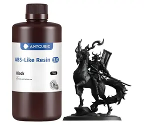 Anycubic ABS-Like Resin 3.0 černá / Pryskyřice pro 3D tisk / 1 kg / LCD/DLP