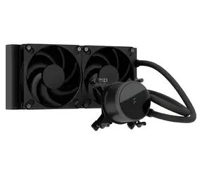 Fractal Design Radius 240 černá / AIO vodní chladič CPU / 240 mm / keramické ložisko