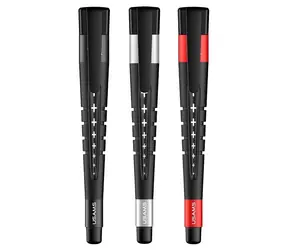 USAMS SJ198LZ01 černá / Nabíjecí a datový kabel 3v1 / Lightning / stylus + stojánek / 12 cm