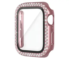 Worryfree Bling Bumper pouzdro pro Apple Watch 41mm růžové / Pouzdro