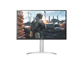 27" LG 27BP55U-B.AEU stříbrná / Monitor / IPS / 4K UHD / 300cd/m2 / HDR10 / DP+2xHDMI