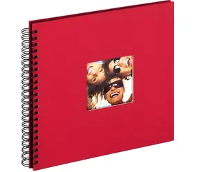 Walther Fun SA110R červená 30x30 / Album / 50 černých stran / spirálová vazba
