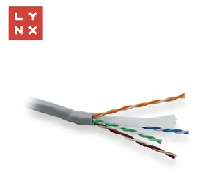 LYNX UTP kabel Cat6 vnitřní šedá / Síťový kabel / 305 m / drát / PVC