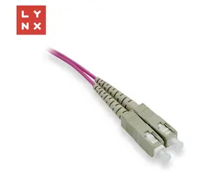 Lynx SC/SC / Optický patch kabel / Duplex / 50/125 MM OM4 / 15 m