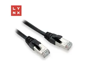 LYNX FTP patch kabel Cat5e černý / Patch kabel / FTP / Cat5e / 10 m
