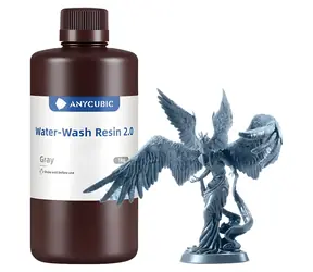 Anycubic Water-Wash Resin 2.0 šedá / Pryskyřice pro 3D tisk / LCD/DLP / 365-405 nm / 1 kg