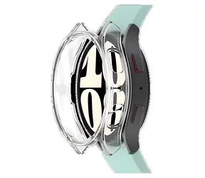 Samsung Nukin průhledná / Ochranné pouzdro / Samsung Galaxy Watch6 44mm / Temperované sklo