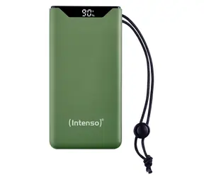 Intenso F10000 zelená / Powerbanka / 10000 mAh / USB-C PD / USB-A QC3.0 / 20W