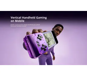 GameSir Pocket Taco fialová / Herní ovladač / Bluetooth / Skládací / 600 mAh