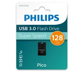 Philips Pico Edition 128GB černá / Flash disk / USB 3.0 / čtení 180 MB/s / zápis 35 MB/s