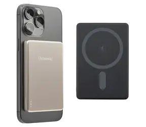 Intenso MW5000 champagne / Powerbanka / Magnetická / Bezdrátové nabíjení / 5000 mAh