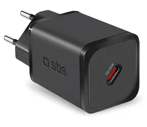 SBS Cestovní adaptér GaN USB-C černá / Cestovní adaptér / PD / 45 W
