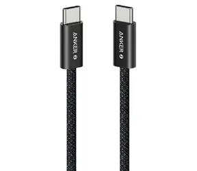 Anker Zolo černá / Kabel / USB-C - USB-C / 1,8 m / 240 W / PD 3.1
