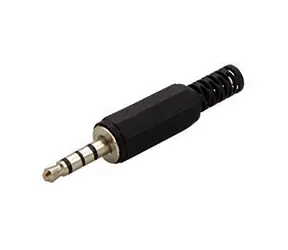 OEM Konektor Jack 3,5mm(M) 4pol. TRRS na kabel / Konektor / 4pólový / TRRS