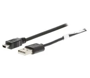 Valueline USB-A - Mini-USB B černá / USB kabel / USB 2.0 / 1 m