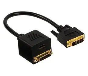 Valueline VGCP32951B02 / Rozbočovač / DVI-D 24+1 (M) > DVI-D 24+1 (F) + HDMI (F)