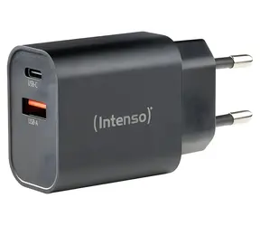 Intenso W30AC černá / Nabíječka / USB-A + USB-C / 30 W