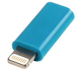 Valueline adaptér Lightning 8-pin - USB Micro-B zásuvka modrá / Adaptér