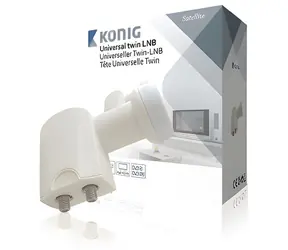 König KN-LNB-T20 / LNB konvertor / 2 výstupy / 0,2 dB
