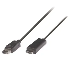 Valueline DisplayPort - HDMI černá / Adaptérový kabel / 3 m