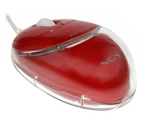 NGS VIPMOUSE červená / Myš / Optický senzor / Drátová / USB / 3 tlačítka