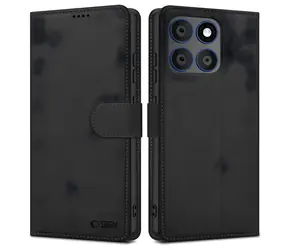 Tech-Protect Wallet Case černá / Pouzdro / Motorola Edge 70 5G / Peněženkové