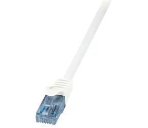 LogiLink Cat.6A bílá / Patch kabel / U/UTP / 10 m / RJ-45
