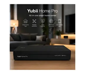 Fibaro Yubii Home Pro YHP-001 černá / Centrála pro chytrou domácnost / Wi-Fi / Z-Wave / ZigBee / Ethernet