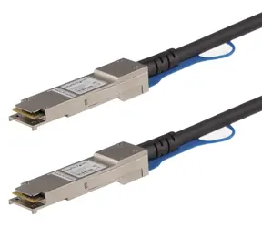 StarTech DAC kabel QSFP+ 40G 1m černá / DAC kabel / QSFP+ - QSFP+ / 40 Gbps / 0 - 70 °C