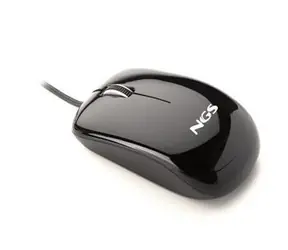 NGS BLACKFLAVOURMOUSE černá / Myš / Optická / USB / 800 dpi / 3 tlačítka