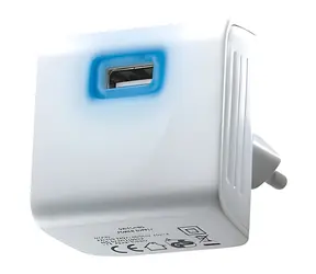 DC08 USB adaptér bílý / Nabíjecí adaptér / 5V / 2400mA