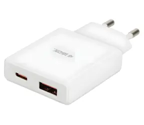 C43W bílá / Nabíječka / USB-C / 2x 30W