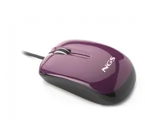 NGS PURPLEFLAVOURMOUSE fialová / Myš / Optická / USB / 800 dpi / 3 tlačítka