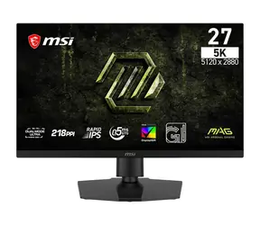 26,9" MSI MAG 271KPD7 černá / Monitor / IPS / 5K / 75Hz / 0,5ms / HDMI+DP+USB-C / VESA