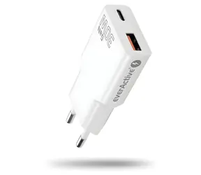 SC-380Q bílá / Síťová nabíječka / USB-A + USB-C / 30W / QC 3.0