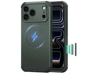 ESR Cyber Tough MagSafe zelená / Kryt / Apple iPhone 18 Pro Max a 17 Pro Max / MagSafe