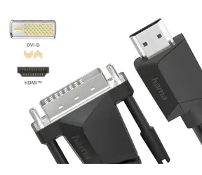 Redukce HDMI - DVI-I černá 1,5 m / Redukce / 4K