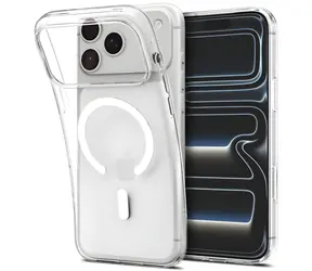 Spigen Liquid Crystal MagSafe clear white / Ochranný kryt / Apple iPhone 18 Pro/17 Pro / MagSafe