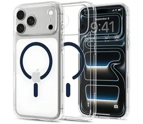 Spigen Ultra Hybrid MagSafe clear navy blue / Ochranný kryt / Apple iPhone 18 Pro Max/17 Pro Max / MagSafe