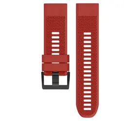 X-Site Řemínek pro Garmin QuickFit 22mm červený / Řemínek / Silikon / 22 mm