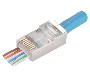 STP konektor RJ45 průchozí / Konektor / Cat5e / STP / 100 ks