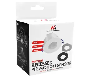 MCE821 PIR senzor pohybu / Senzor pohybu / Vestavná montáž
